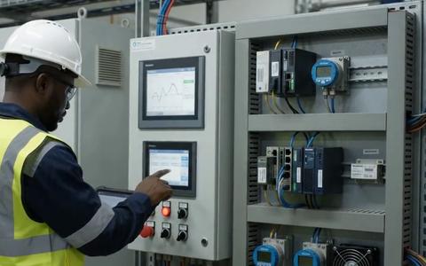 Engineer at a control panel